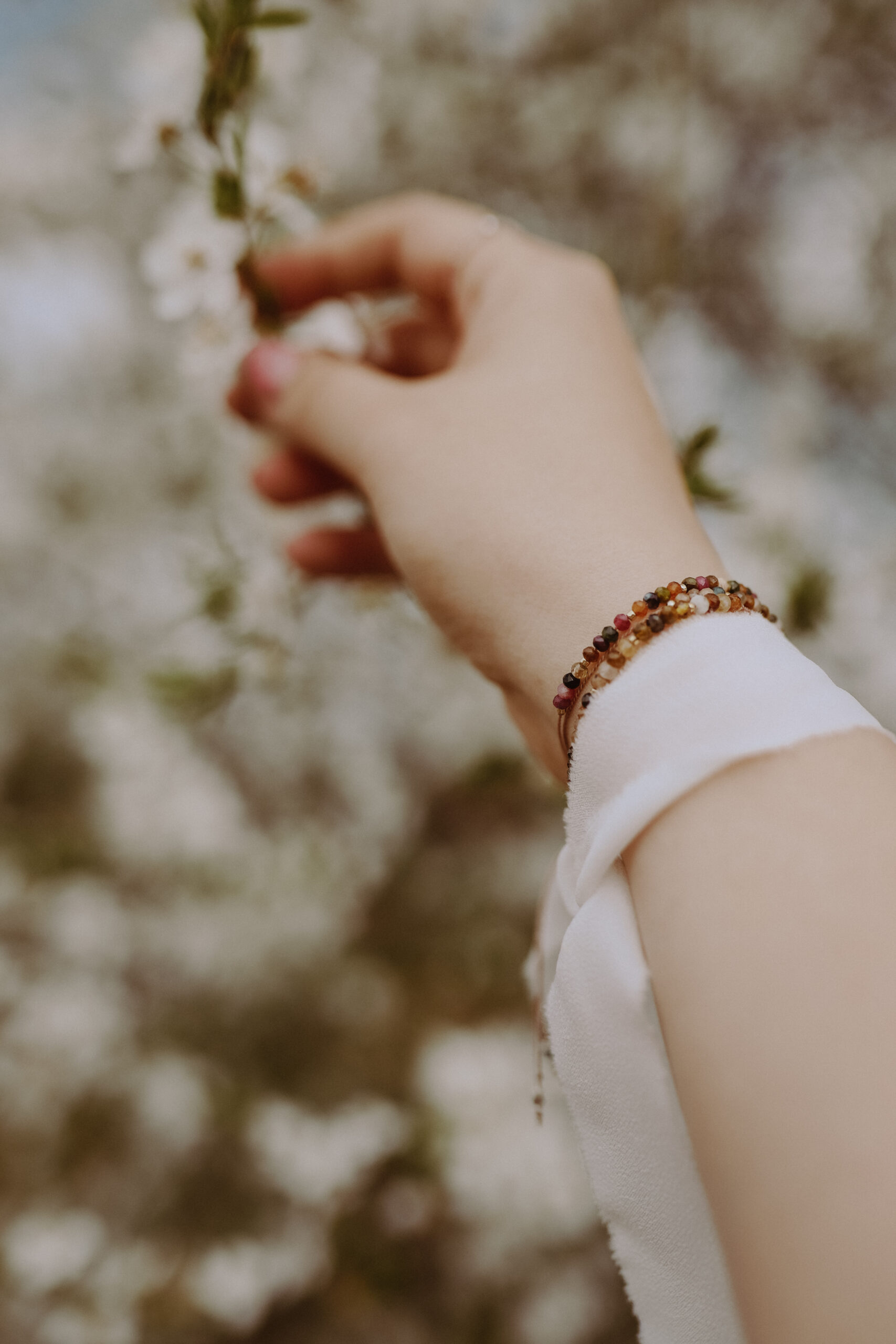 Bransoletka z turmalinami