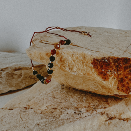 bransoletka z rubinami naturalnymi